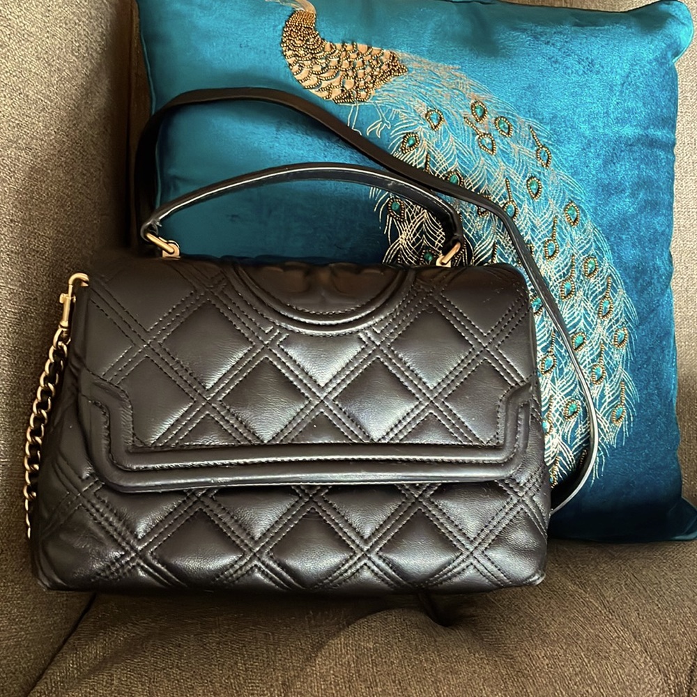 Tory Burch Fleming soft top-handle satchel